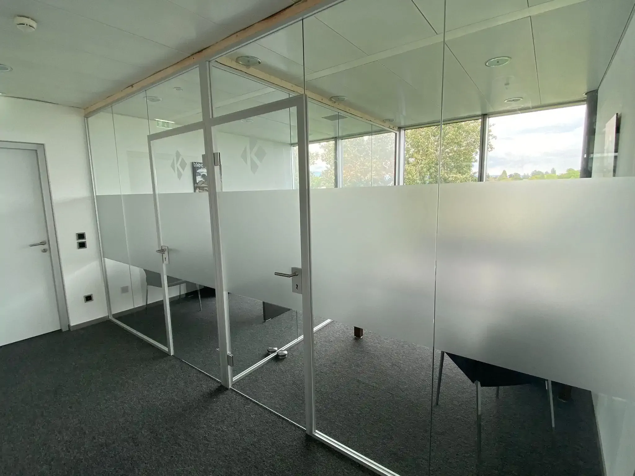 Film dépoli bureaux